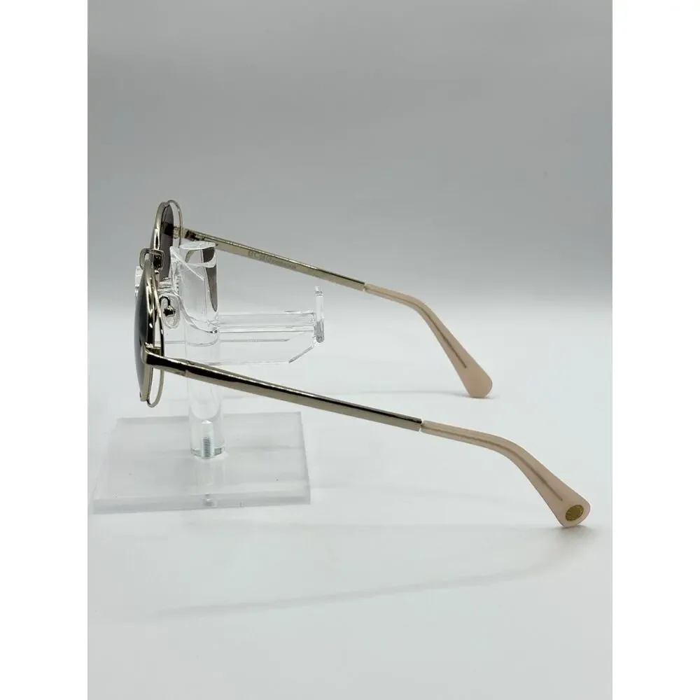 BCBGeneration Aviator Sunglasses Gold Brown Gradient Women BG3014